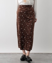 FOUND GOOD | ベロア刺繍タイトスカート(スカート)