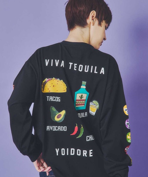 JACKROSE（ジャックローズ）の「YOIDORE ﾃｷｰﾗ ﾛﾝTEE（Tシャツ/カットソー・メンズ・ブラック/ホワイト・M/L/XL）」の2枚目の写真