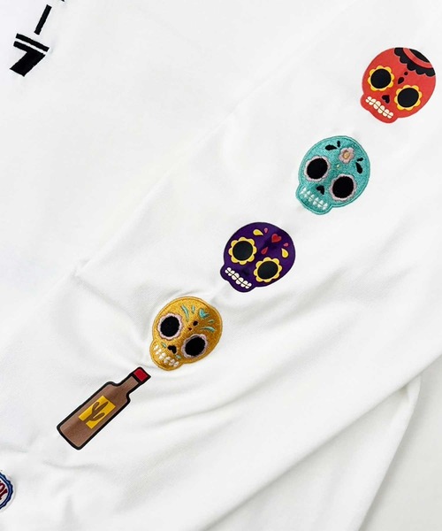 JACKROSE（ジャックローズ）の「YOIDORE ﾃｷｰﾗ ﾛﾝTEE（Tシャツ/カットソー・メンズ・ブラック/ホワイト・M/L/XL）」の13枚目の写真