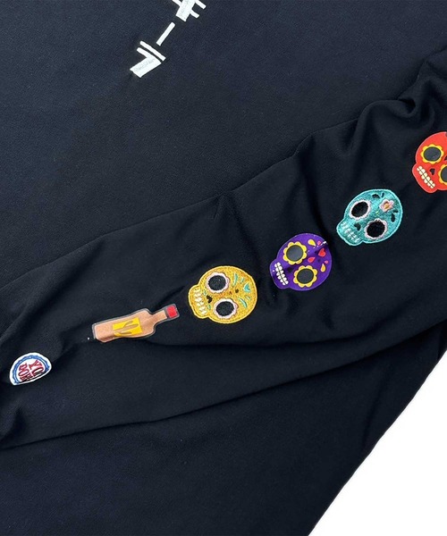 JACKROSE（ジャックローズ）の「YOIDORE ﾃｷｰﾗ ﾛﾝTEE（Tシャツ/カットソー・メンズ・ブラック/ホワイト・M/L/XL）」の8枚目の写真