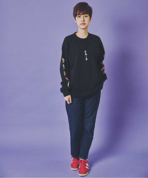 JACKROSE（ジャックローズ）の「YOIDORE ﾃｷｰﾗ ﾛﾝTEE（Tシャツ/カットソー・メンズ・ブラック/ホワイト・M/L/XL）」の19枚目の写真