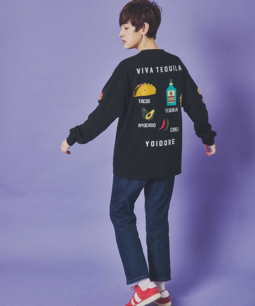 JACKROSE（ジャックローズ）の「YOIDORE ﾃｷｰﾗ ﾛﾝTEE（Tシャツ/カットソー・メンズ・ブラック/ホワイト・M/L/XL）」の21枚目の写真