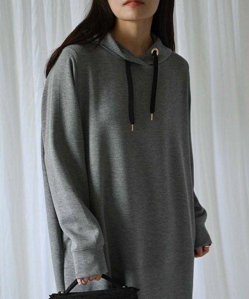 ダンボールニットワンピース（フーディーワンピース）（ワンピース