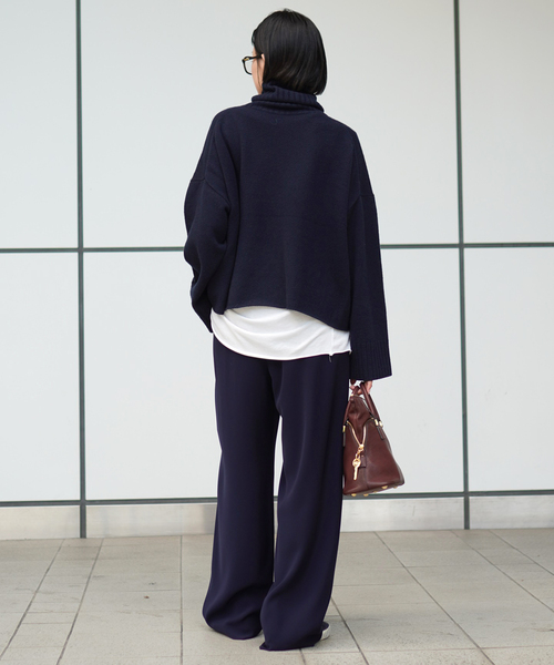 クロップドタートルネックニット（ニット/セーター）｜EVERYDAY I LIKE