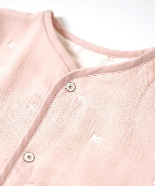 10mois(ディモワ)の「【10mois(ディモワ)】ふくふくガーゼ(6重ガーゼ) 6wayスリーパー mini (新生児ベビー)(ベビーパジャマ/スリーパー・キッズ・ブルー/ピンク・ONE SIZE)」の22枚目の写真