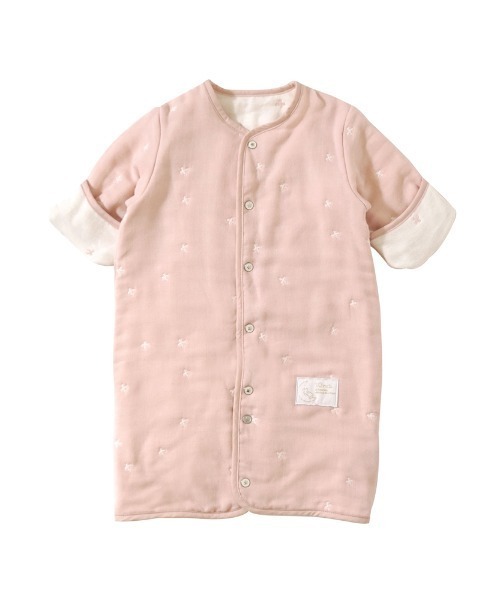 10mois(ディモワ)の「【10mois(ディモワ)】ふくふくガーゼ(6重ガーゼ) 6wayスリーパー mini (新生児ベビー)(ベビーパジャマ/スリーパー・キッズ・ブルー/ピンク・ONE SIZE)」の20枚目の写真