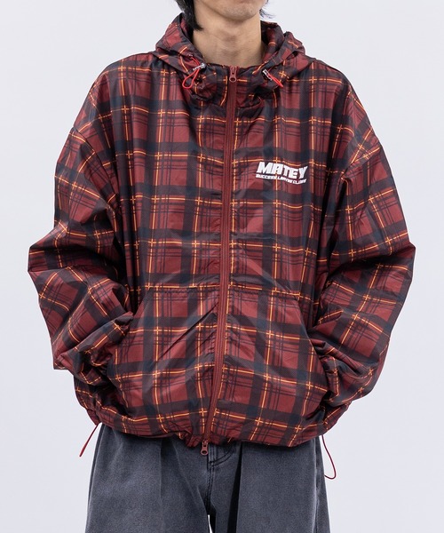 セール】【13】チェックシェルジャケット（ナイロンジャケット
