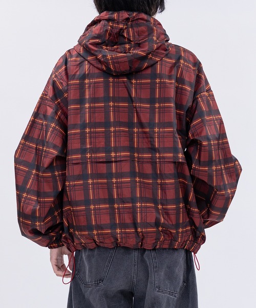 セール】【13】チェックシェルジャケット（ナイロンジャケット