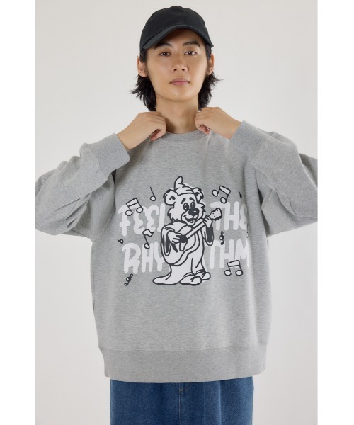 RODEO CROWNS WIDE BOWL(ロデオクラウンズワイドボウル)の「saint baer スウェット(スウェット・メンズ・ブルー/杢グレー/ブラック・MEDIUM/LARGE)」の19枚目の写真