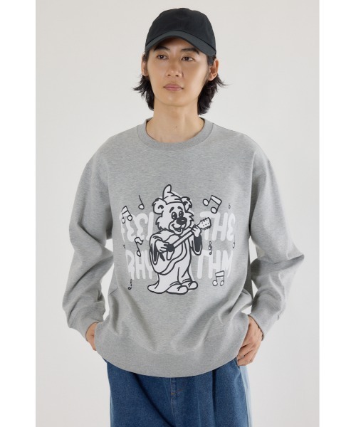 RODEO CROWNS WIDE BOWL(ロデオクラウンズワイドボウル)の「saint baer スウェット(スウェット・メンズ・ブルー/杢グレー/ブラック・MEDIUM/LARGE)」の20枚目の写真