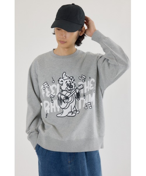RODEO CROWNS WIDE BOWL(ロデオクラウンズワイドボウル)の「saint baer スウェット(スウェット・メンズ・ブルー/杢グレー/ブラック・MEDIUM/LARGE)」の21枚目の写真