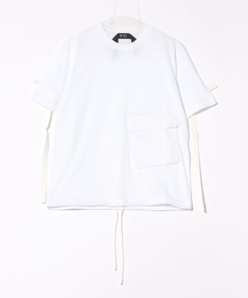 セール】【N°21/ヌメロ ヴェントゥーノ】ビッグポケット 半袖Tシャツ