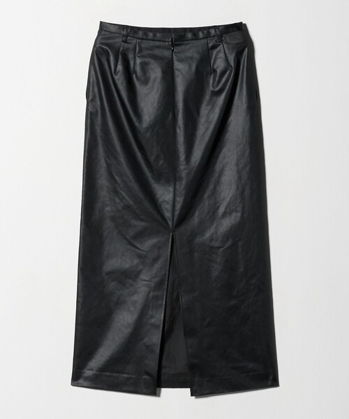 6（ロク）の「＜6(ROKU)＞ポリエステル サテンスカート（スカート・レディース・ブラック・36/38）」の7枚目の写真