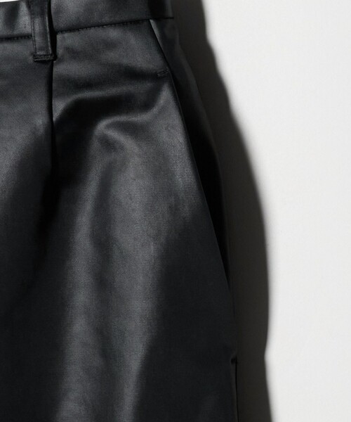 6（ロク）の「＜6(ROKU)＞ポリエステル サテンスカート（スカート・レディース・ブラック・36/38）」の9枚目の写真