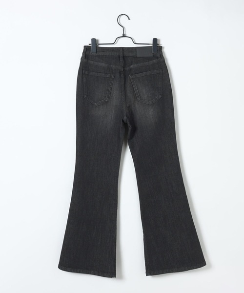 JEANASIS（ジーナシス）の「ストレッチフレアデニム/606227（デニムパンツ・レディース・ブルー/ブラック・SMALL/MEDIUM）」の4枚目の写真