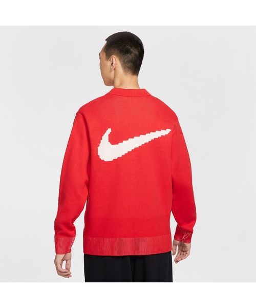 NIKE（ナイキ）の「ナイキ NIKE ナイキ クラブ ラグビー NEO VAR L/S トップ（ポロシャツ・メンズ・ブラック/レッド・M/L/LL）」の8枚目の写真