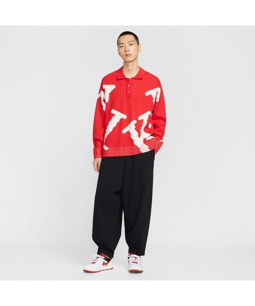 NIKE（ナイキ）の「ナイキ NIKE ナイキ クラブ ラグビー NEO VAR L/S トップ（ポロシャツ・メンズ・ブラック/レッド・M/L/LL）」の12枚目の写真