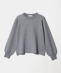 ラメ パフスリーブニット ‐ウォッシャブル‐<A DAY IN THE LIFE>
