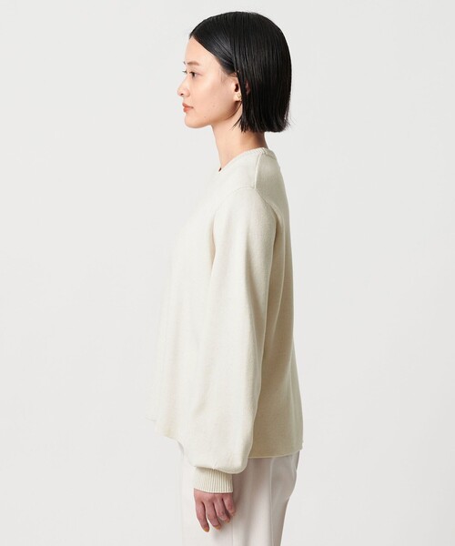 A DAY IN THE LIFE UNITED ARROWS（アデイインザライフユナイテッドアローズ）の「ラメ パフスリーブニット ‐ウォッシャブル‐＜A DAY IN THE LIFE＞（ニット/セーター・レディース・オフホワイト/イエロー/パープル/ライトグレー・FREE）」の11枚目の写真