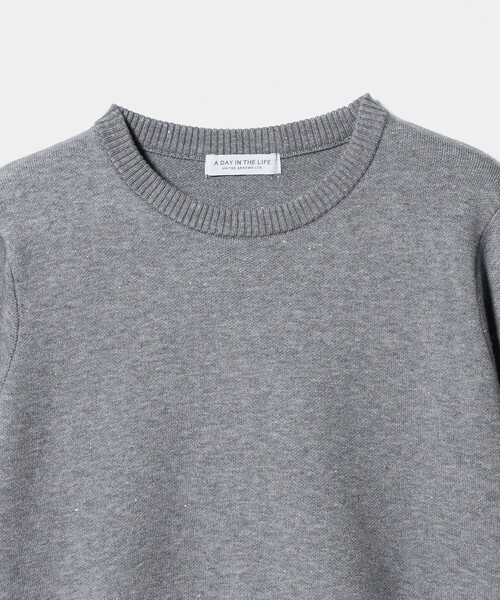 A DAY IN THE LIFE UNITED ARROWS（アデイインザライフユナイテッドアローズ）の「ラメ パフスリーブニット ‐ウォッシャブル‐＜A DAY IN THE LIFE＞（ニット/セーター・レディース・オフホワイト/イエロー/パープル/ライトグレー・FREE）」の14枚目の写真