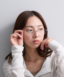 NOEYEDIA（ノーアイディア）の「【NOEYEDIA】リムレス サングラス/メガネ NE-473 ユニセックス レクタングル カラーレンズ 韓国 Y2K ストリート（サングラス）」