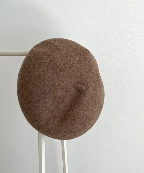 prose verse(プロズヴェール)の「シンプルベレー帽(ハンチング/ベレー帽・レディース・ブラウン/グレー/ブラック・FREE)」の1枚目の写真