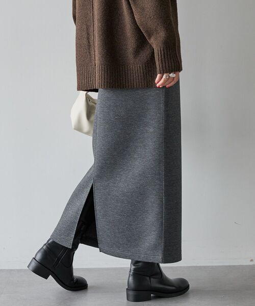 AMERICAN HOLIC（アメリカンホリック）の「ダンボールポンチスカート（スカート・レディース・チャコールグレー/グレイッシュベージュ/グレー系その他/ブラック・S/L/M）」の22枚目の写真