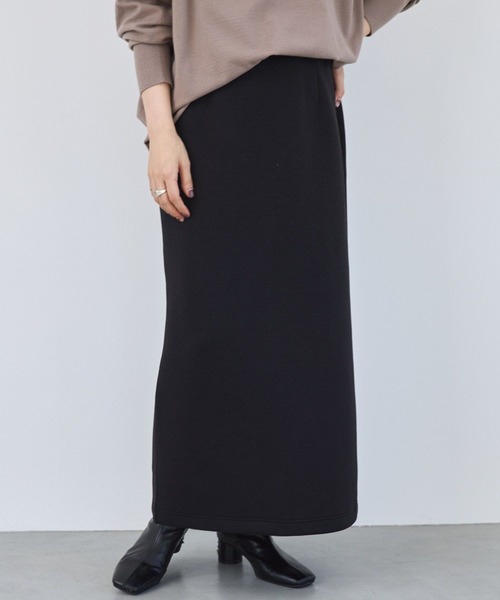 AMERICAN HOLIC（アメリカンホリック）の「ダンボールポンチスカート（スカート・レディース・チャコールグレー/グレイッシュベージュ/グレー系その他/ブラック・S/L/M）」の2枚目の写真