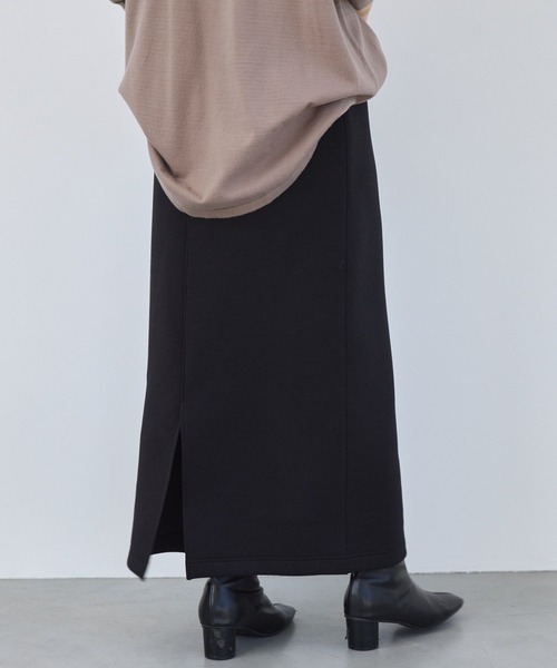 AMERICAN HOLIC（アメリカンホリック）の「ダンボールポンチスカート（スカート・レディース・チャコールグレー/グレイッシュベージュ/グレー系その他/ブラック・S/L/M）」の18枚目の写真