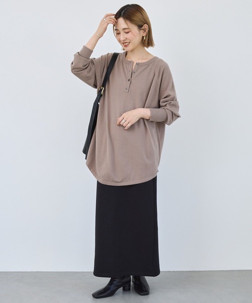 AMERICAN HOLIC（アメリカンホリック）の「ダンボールポンチスカート（スカート・レディース・チャコールグレー/グレイッシュベージュ/グレー系その他/ブラック・S/L/M）」の19枚目の写真