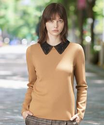 DRESSTERIOR | 2WAYレースカラーニット(ニット/セーター)