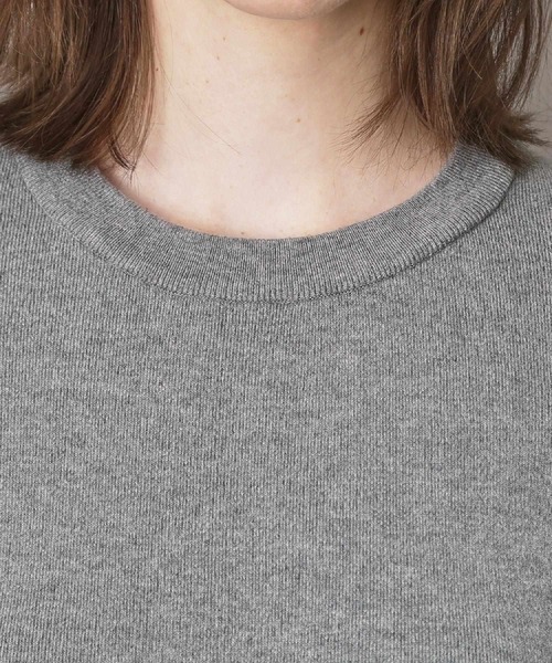 DRESSTERIOR(ドレステリア)の「2WAYレースカラーニット(ニット/セーター・レディース・ネイビー/ベージュ/ダークグレー・38/36/34)」の13枚目の写真