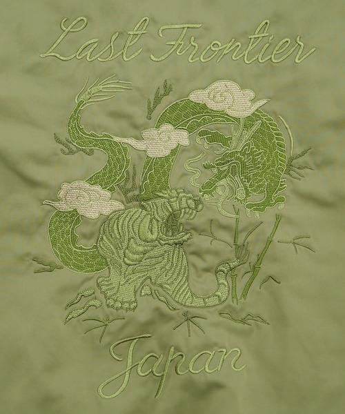 improves(インプローブス)の「刺しゅう MA-1スカジャン(スカジャン・メンズ・ブラック/カーキ・LARGE/MEDIUM/X-LARGE)」の17枚目の写真