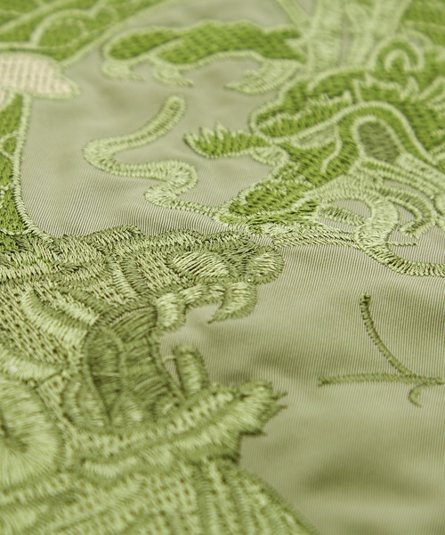 improves(インプローブス)の「刺しゅう MA-1スカジャン(スカジャン・メンズ・ブラック/カーキ・LARGE/MEDIUM/X-LARGE)」の19枚目の写真