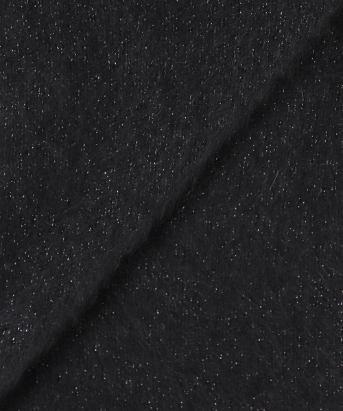 AP STUDIO（エーピーストゥディオ）の「フォックスブレンドラメVネックプルオーバー（ニット/セーター・レディース・ブラック/チャコールグレー・FREE）」の4枚目の写真