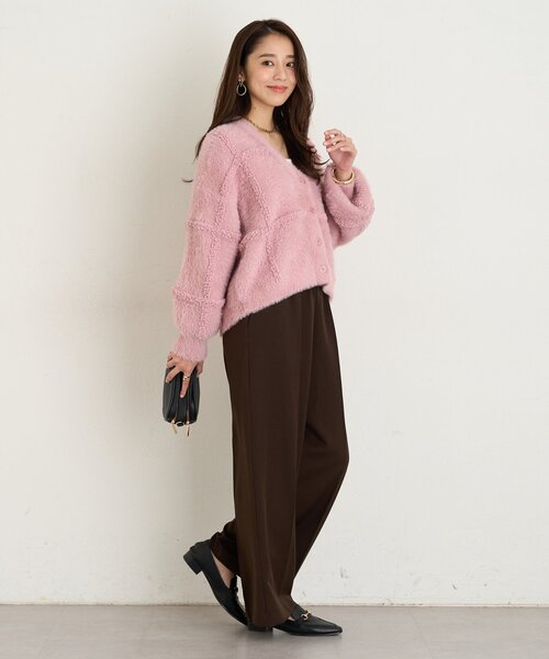 un dix cors（アンディコール）の「《美シルエット》T/Rストレッチパンツ（スラックス・レディース・チャコールグレー/ブラウン/ネイビー・FREE）」の15枚目の写真