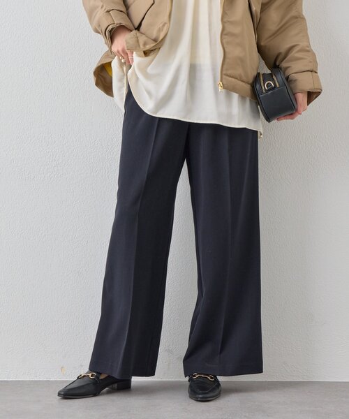 un dix cors（アンディコール）の「《美シルエット》T/Rストレッチパンツ（スラックス・レディース・チャコールグレー/ブラウン/ネイビー・FREE）」の18枚目の写真