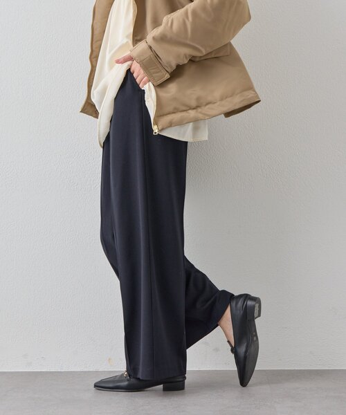 un dix cors（アンディコール）の「《美シルエット》T/Rストレッチパンツ（スラックス・レディース・チャコールグレー/ブラウン/ネイビー・FREE）」の19枚目の写真