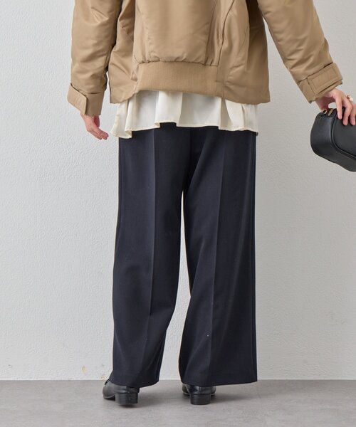 un dix cors（アンディコール）の「《美シルエット》T/Rストレッチパンツ（スラックス・レディース・チャコールグレー/ブラウン/ネイビー・FREE）」の20枚目の写真