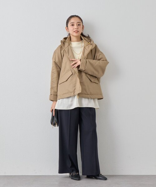 un dix cors（アンディコール）の「《美シルエット》T/Rストレッチパンツ（スラックス・レディース・チャコールグレー/ブラウン/ネイビー・FREE）」の22枚目の写真