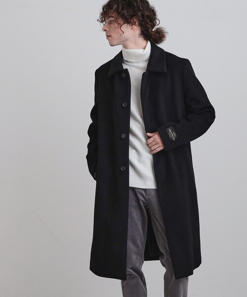 tk.TAKEO KIKUCHI(ティーケータケオキクチ)の「ステンカラーコート(ステンカラーコート・メンズ・ブラック/グレー系4/ネイビー・01/02/03/04)」の4枚目の写真