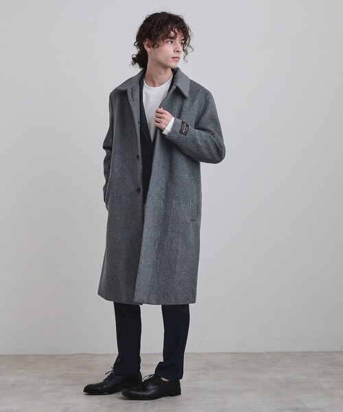 tk.TAKEO KIKUCHI(ティーケータケオキクチ)の「ステンカラーコート(ステンカラーコート・メンズ・ブラック/グレー系4/ネイビー・01/02/03/04)」の13枚目の写真