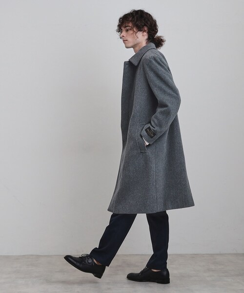 tk.TAKEO KIKUCHI(ティーケータケオキクチ)の「ステンカラーコート(ステンカラーコート・メンズ・ブラック/グレー系4/ネイビー・01/02/03/04)」の14枚目の写真