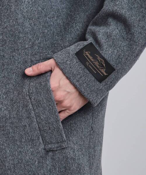 tk.TAKEO KIKUCHI(ティーケータケオキクチ)の「ステンカラーコート(ステンカラーコート・メンズ・ブラック/グレー系4/ネイビー・01/02/03/04)」の22枚目の写真
