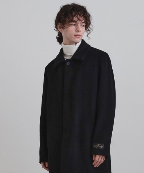 tk.TAKEO KIKUCHI(ティーケータケオキクチ)の「ステンカラーコート(ステンカラーコート・メンズ・ブラック/グレー系4/ネイビー・01/02/03/04)」の2枚目の写真