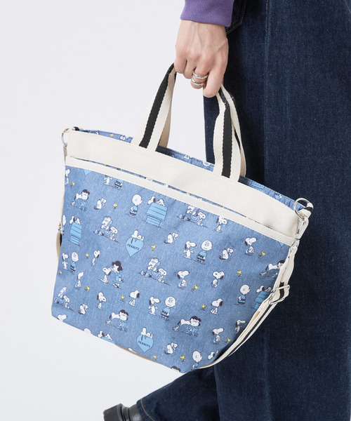 LeSportsac(レスポートサック)の「BUCKET TOTE ピーナッツハッピーパルズ(トートバッグ・レディース・ブルー・FREE)」の8枚目の写真