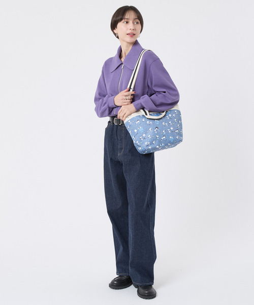 LeSportsac(レスポートサック)の「BUCKET TOTE ピーナッツハッピーパルズ(トートバッグ・レディース・ブルー・FREE)」の9枚目の写真