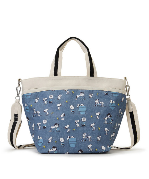 LeSportsac(レスポートサック)の「BUCKET TOTE ピーナッツハッピーパルズ(トートバッグ・レディース・ブルー・FREE)」の10枚目の写真