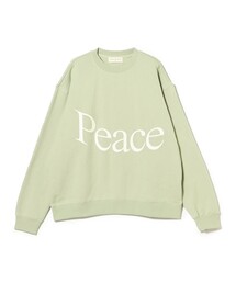 PEACE & QUIET（ピースアンドクワイエット）の「Museum of Peace & Quiet / JUMBO WORDMARK CREWNECK（スウェット）」