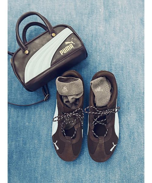 SNIDEL（スナイデル）の「【SNIDEL×PUMA】SQUARE MICRO GRIP BAG（ハンドバッグ・レディース・ライトブルー/ブラウン・F）」の8枚目の写真